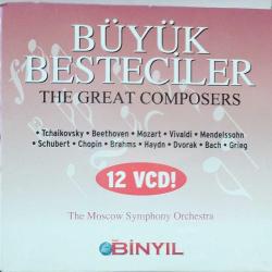BÜYÜK BESTECİLER - THE GREAT COMPOSERS - 12 ADET: HAYDN, BRAHMS, GRIEG, BEETHOVEN, DVORAK, MENDELSSOHN, MOZART, VIVALDI, CHOPIN, TCHAIKOVSKY, CD ALBÜM