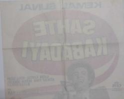 ESKİ DÖNEM SAHTE KABADAYI-KEMAL SUNAL-KAZIM KARTAL-SUNA SELEN-HASAN CEYLAN ORİJİNAL SİNEMA AFİŞİ ÇOK NADİRDİR