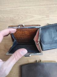 3 Adet Vintage Alman Bozuk Para cüzdanı