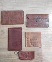 5 Adet Vintage Alman El cüzdanı