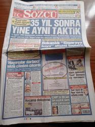 Sözcü Gazetesi - 14 Şubat 2017 - Beşiktaş Teknik Direktörü Şenol Güneş 74 Puan Şampiyon Yapar - 15 Temmuz Şehidinin Oğlu Rest Çekti İdam Gelmedi Evet Demem Oy Vermem - Evet'çiler 12 Eylül Ağzıyla Konuşuyor - 35 Yıl Sonra Aynı Taktik - Hayırcılar Darbeci Sözü Çileden Çıkardı - Bakanlık Sigaraya Hayır Afişi Toplattı - Özgür Suriye ordusu - Recep Tayyip Erdoğan - Hocama Dokunma