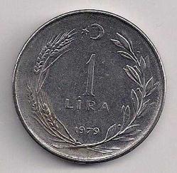Tc. 1 Lira 1979-ters (Mp0528)