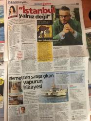 Milliyet Pazar Gazetesi , 26 Şubat 2017 , Sahibinden 40 Yaşında Emekli Vapur , Meksika'da Kahve Hasadı , 1 Yaşındaki Beşizlerle Survivor , Oscar'ı Kim Alacak , Onlarınki Sancılı Bir Aşk Hikayesi , Şükrü Özyıldız , Selin Şekerci , Lizbon Yükselişte , Eurovision'a Neden Yeniden Katılmalıyız , Türk Şefin Dünya Çapındaki Başarısı