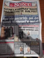 Sözcü Gazetesi - 9 Ocak 2013 - Avrupa'da Yılın Golü Fenerbahçeli Miroslav Stoch'tan - Kenan Doğulu - Beren Saat - Adriana Lima - Yeni Tatar Ramazan  Bülent İnal- Ağır Roman Kitabının Yazarı Metin Kaçan Ölüme Atladı - PKK'lı Hainler 110 Teröristle Karakola Saldırdı - Genelkurmay'dan Mahkemeye Balyoz