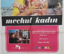 ESKİ DÖNEM MEÇHUL KADIN-FATMA GİRİK-TUGAY TOKSÖZ-BİLAL İNCİ ORİJİNAL SİNEMA AFİŞİ ÇOK NADİRDİR