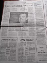 Cumhuriyet Gazetesi - 2 Mayıs 2007 - Abdullah Gül Laikliği Halk Seçmedi -  Anayasa Mahkemesi 367 Zorunlu Dedi Ve İlk Turu İptal Etti - Erken Seçim Kararı - İşçiler 30 Yıl Sonra Taksim'de - İstanbul'a Gözaltı - Çatı'da Anlaşma Yok -  Hugo Chavez IMF'den Çıktı Petrole El Koydu - Kadıköy'de Büyük Buluşma 1 Mayıs Coşkusu