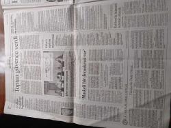Cumhuriyet Gazetesi - 8 Ekim 2007 - Diyarbakır'daki Kazılarda En Eski Aşk Bulundu - Efes Pilsen'e NBA'de Övgü - Şırnak'ta 13 Şehit - Resmi Fethullah Gülen Tanıtımı - Kaos Paketi TBMM'de - Türkiye'ye Rus Bakışı Ekonomik Müttefik - Napolyon Artık Türk Kirazı - Küresel Tuzak Ilımlı İslam