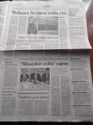 Cumhuriyet Gazetesi - 21 Şubat 2009 - Mehmet Sevigen'den Beklenen İstifa - İlhan Selçuk'a Türkiye Gazeteciler Cemiyeti Ödülü - Deniz Feneri Yolsuzluğuna İlişkin Dosya Nihayet Yola Çıkarken AKP Hükümetini Telaş Sardı - Merkez Bankası'ndan Dövize Yeni Önlem - Batı Şeria'da Utanç Duvarı Protestosunda 4. Yıl - Molotof Davasında 42 Yıl İstemi - Recep Tayyip Erdoğan'ın Sınıf Arkadaşına Aracılık