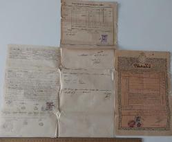 1931 OSMANLI TAPU-TAPU SENEDİ VE VERGİ VARAKASI ORİJİNAL BB1C ÇOK NADİRDİR PEK ÇIKMAZ
