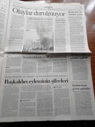 Cumhuriyet Gazetesi - 1 Nisan 2006 - Sadettin Saran Bir Gün Mutlaka Fenerbahçe - Britney Spears Davalık Oldu -  Sen Çok Yaşa Kenan Evren Paşa - Terörle Mücadele Taslağı Raftan İniyor - DTP İncelemesine Özel Dosya - ABD Ölçüyor AKP Bakıyor - Koç Birleşmiş Milletler Anlaşması - Mustafa Koç - Kofi Annan - Halk Bankasını Zarara Uğrattıkları İddiasıyla Yüce Divanda Yargılanan Hüsamettin Özkan Ve Devlet Bakanı Recep Önal'a Beraat