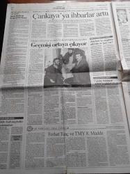Cumhuriyet Gazetesi - 11 Temmuz 2003 - Saatleri Ayarlama Enstitüsü - Recep Tayyip Erdoğan'ın Geçmişi Ortaya Çıkıyor - Hikmetyar'ın Önünde Diz Çökmüş - Mehmet Ali Aybar  Anıldı - Ahmet Necdet Sezer Haydar Aliyev'i Aradı - Ferhat Tunç - Adalet Ve Kalkınma Partisi'nden Taktiksel Geri Adım - Tesettür'e Üniversite Yolu- İsrail Çocukları Topladı - De Boer'i Galatasaray Aldı - Trabzonspor'a Ağır Fatura