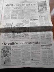 Cumhuriyet Gazetesi - 11 Temmuz 2003 - Saatleri Ayarlama Enstitüsü - Recep Tayyip Erdoğan'ın Geçmişi Ortaya Çıkıyor - Hikmetyar'ın Önünde Diz Çökmüş - Mehmet Ali Aybar  Anıldı - Ahmet Necdet Sezer Haydar Aliyev'i Aradı - Ferhat Tunç - Adalet Ve Kalkınma Partisi'nden Taktiksel Geri Adım - Tesettür'e Üniversite Yolu- İsrail Çocukları Topladı - De Boer'i Galatasaray Aldı - Trabzonspor'a Ağır Fatura