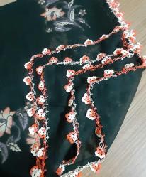 6 ADET İĞNE OYALI TÜLBENT YAZMA