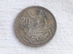 Yunanistan 20 Drahmi 1960 Gümüş