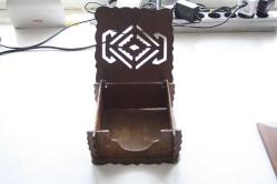 TAHTA İŞLEMELİ KUTU    DETAYLAR RESİMLERDE    (KIRMIZI KASA 2