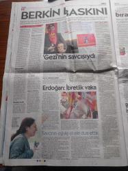 Cumhuriyet Gazetesi - 1 Nisan 2014 - Gezi Davası Savcısı Mehmet Selim Kiraz Öldürüldü - Dhkpc'li İki Kişi Çağlayan Adliyesinde Savcı Mehmet Selim Kiraz'ı Rehin Aldı - Şafak Yayla - Bahtiyar Doğruyol - Recep Tayyip Erdoğan Teröristler Adliyeye Cüppe İle Gelmişler - Savcı Mehmet Selim Kiraz Berkin Elvan Dosyasına Bakıyordu - Berkin Elvan'ın Babasının Çabaları Yetmedi - Saat Sonra Baskın - Barolar Birliği Başkanı Metin Feyzioğlu