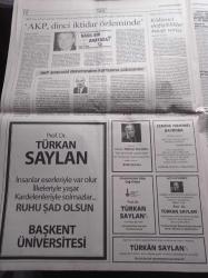 Cumhuriyet Gazetesi - 20 Mayıs 2009 - Aydınlığın Kızı Türkan Saylan'ı Onbinlerce Kişi Son Yolculuğuna Uğurladı - Sabih Kanadoğlu Abdullah Gül İçin İşlem Yapılmalı - Bakanlığa Dinleme Dersi - 19 Mayıs'ın 90. Yılında Tüm Yurtta Büyük Coşku - DTP'liler Direniyor - Çağdaş Yaşamı Destekleme Derneği - Werder Bremen Shahktar Donetsk UEFA Finali Şükrü Saraçoğlu Stadında