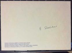 HEDİYE KARTPOSTALI, BÜYÜK BOY, KARLA KAPLI DAĞLAR VE ÇAM AĞAÇLARI, HUZUR VERİCİ BİR KIŞ MANZARASI, ARKASI YAZILI, RENKLİ, 21 X 15 CM EBADINDA - 1940'LAR, 1950'LER, 1960'LAR, 1970'LER 1980'LER