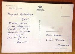 HEDİYE KARTPOSTALI, ÇANAKKALE ŞEHİTLER ABİDESİ, ARKASI YAZILI, RENKLİ, 10 X 15 CM EBADINDA - 1940'LAR, 1950'LER, 1960'LAR, 1970'LER 1980'LER