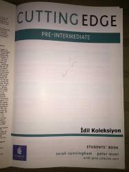 Cutting Edge - Pre Intermediate - Workbook - Peter Moor & Sarah Cunningham - Longman - İngilizce Kitap (Son Teknoloji - Orta Öncesi - Çalışma Kitabı) (Yazılı Kısımlar Mevcut)