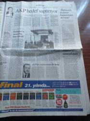 Cumhuriyet Gazetesi - 24 Eylül 2007 - Yönetmen Fatih Akın Türkiye'yi Kötülemedim - Yaşar Kemal'in Teneke'si Tam Not Aldı - Güler Sabancı'dan Laik Çıkış - Anayasada Gizli Oyun - Blackwater Türkiye'de Paravan Şirketler Aracılığıyla Irak İçin Paralı Asker Aramış - Fenerbahçe Lig'de Kayıp - Marcel Marceau Veda Etti