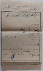 OSMANLI DÖNEMİ ORİJİNAL TAPU SENEDİ, MAKBUZ VE FATURALARI VV2RR3 ÇOK NADİRDİR PEK ÇIKMAZ