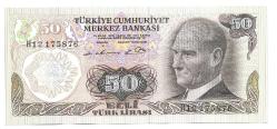 50 Lira 6.Emisyon 1.Tertip H12 175876 (wb0212)