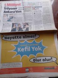 Milliyet Gazetesi - 15 Kasım 1999 - Deprem'de Hangi Semtler Nasıl Etkilenecek - MTA Genel Müdürü Cengiz Atak - İstanbul Nefesini Tutmuş Beklerken Sismik 1 Gemisinin Araştırma Sonuçları Açıklanmıyor - ABD Başkanı Bill Clinton Ankara'da - Bill Clinton'ı Esenboğa'da Süleyman Demirel Karşıladı - Rauf Denktaş'tan Oldu Bitti'ye Ret - ABD'li Sanatçı Tina Turner - Mehmet Aslantuğ - Arzum Onan