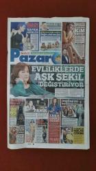 Sözcü Pazar Gazete 7 Mayıs 2017 Murat Boz,Aslı Enver,Zuhal Olcay,Mazlum Çimen,Bennu Yıldırımlar,Şeyma Subaşı,Acun Ilıcalı,Gamze Karaman,Zara,Alper Saldıran,Zeynep Çamcı,Metin Arolat,Fahriye Evcen,Tolga Mendi,Bülent Ersoy,Naz Elmas,Burcu Esmersoy,Banu Alkan,Safiye Soyman,,Blendax Reklamı