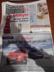 Milliyet Gazetesi - 6 Şubat 2011 - Başmanken Serenay Sarıkaya - İş Dünyasının Sevdiği Bankacı Megalli Kaza Kurbanı - CHP'li Süheyl Batum Asker Kağıttan Kaplanmış - Anayasa Mahkemesi Başkanı Haşim Kılıç Biz Kimsenin Adamı Değiliz - Hüsnü Mübarek'e Check Up Formülü - Rıdvan Dilmen Futbol Oynarken Kalp Krizi Geçirdi - Cumartesi Anneleri Dolmabahçe'de Başbakan Recep Tayyip Erdoğanla