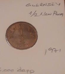 Guernsey 1/2 Penny 1971
