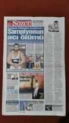 Sözcü Gazete 9 Ağustos 2016 Erkan Kıvrak,Fetullah Gülen,Latif Erdoğan,Vasfi Efe,Fikret Orman,Adriano,Tolga Ciğerci,Luis Cavanda,Thomas Schaaf,Emmanuel Emenike,Arda Turan,Christian Benteke,Tutya Yılmaz,Vladimir Putin,Recep Tayyip Erdoğan