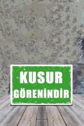 Antika - AHŞAP POSTER KUSUR GÖRENİNDİR - kitantik - kitaLog