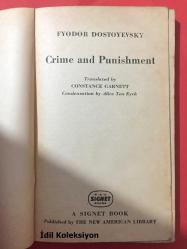 Crime and Punishment - Fyodor Dostoyevsky - Signet Book- İngilizce Kitap (Suç ve Ceza) (Yıpranmalar Mevcut)
