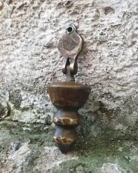 2 parça. antika türk katı bronz çekül bob eski patina aracı İNŞAAT MÜHENDİSLİĞİ BİNASI