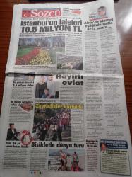 Sözcü Gazetesi - 4 Nisan 2018 - Tiyatrocu Dursun Ali Sarıoğlu Hayatını Kaybetti - Bülent Ersoy Hastanede Neden Rehin Kaldı - Atatürk Posteriyle Meclis'e Giden Kadınlar Kadınlar Burada Kahramanlar Nerede Diye Haykırdı - Alpaslan Türkeş Bugün Anılıyor - Kemal Kılıçdaroğlu Sınıra Giden Sanatçılara Yüreğin Yetiyorsa Afrin Şehidinin Sokağında Yaylalar Türküsünü Söyle