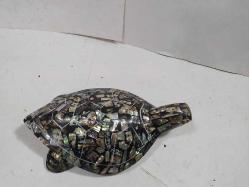 R74-----SEDEF DEKORLU KAPLUMBAĞA---ÖN AYAKLARI YOK