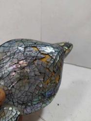 R74-----SEDEF DEKORLU KAPLUMBAĞA---ÖN AYAKLARI YOK