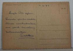 ŞEHİR KARTPOSTALI-ALMANYA/DÜSSELDORF ESKİ MİMARİ YAPI VE BAHÇESİ,ARKASI YAZILMIŞ, RENKLİ, 12 X 16 CM EBADINDA - 1950'LER, 1960'LAR, 1970'LER, 1980'LER