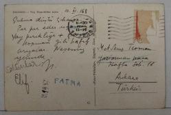 ŞEHİR KARTPOSTALI-HIRVATİSTAN/ZAGREB ŞEHİR İÇİ GÖRÜNTÜSÜ GECE,ARKASI YAZILMIŞ, RENKLİ, 12 X 16 CM EBADINDA - 1950'LER, 1960'LAR, 1970'LER, 1980'LER