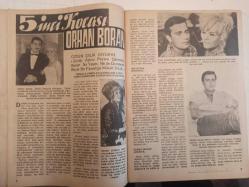 Artist Haftalık Ses Tiyatro ve Sinema Mecmuası Dergisi - 5 Mayıs 1964 - Sayı:19 - Semiramis Pekkan - Ekrem Boran - Gurbet Kuşları filmi - Halit Refiğ - Bedirhan Çınar - Fikret Hakan - Sadri Alışık - Gönül Yazar - Özden Çelik - Senih Orkan - Öztürk Serengil - Los Serengilos Orkestrası Kuruldu haberi - Önder Somer - Yusuf Ziya Vefa - Tendü Vefa - Ekrem Bora - Semiramis Pekkan - Fikret Hakan - Lale Sarı - Behiye Aksoy - Fatma Girik - Nebahat Çehre - Orhan Boran - Meliha Şoray - Yılmaz Duru - Muhtrem Nur - Ali Ramazanoğlu - Türker İnanoğlu - Filiz Akın - Aysel Tanju - Ediz Hun - Belgin Doruk  - Leyla Sayar - Armağan Şenol - Altan Erbulak - Sunay Uslu - Işık Kaan - Muzaffer Tema - Haldun Taner - Refik Erduran - Birsen Menekşeli - Cüneyt Arkın - Nebahat Çehre - Nurlan San - Gülsüm Kamu - Ayşe Gün fotoğraf ve haberi - Tam Takım Dergi