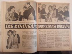 Artist Haftalık Ses Tiyatro ve Sinema Mecmuası Dergisi - 5 Mayıs 1964 - Sayı:19 - Semiramis Pekkan - Ekrem Boran - Gurbet Kuşları filmi - Halit Refiğ - Bedirhan Çınar - Fikret Hakan - Sadri Alışık - Gönül Yazar - Özden Çelik - Senih Orkan - Öztürk Serengil - Los Serengilos Orkestrası Kuruldu haberi - Önder Somer - Yusuf Ziya Vefa - Tendü Vefa - Ekrem Bora - Semiramis Pekkan - Fikret Hakan - Lale Sarı - Behiye Aksoy - Fatma Girik - Nebahat Çehre - Orhan Boran - Meliha Şoray - Yılmaz Duru - Muhtrem Nur - Ali Ramazanoğlu - Türker İnanoğlu - Filiz Akın - Aysel Tanju - Ediz Hun - Belgin Doruk  - Leyla Sayar - Armağan Şenol - Altan Erbulak - Sunay Uslu - Işık Kaan - Muzaffer Tema - Haldun Taner - Refik Erduran - Birsen Menekşeli - Cüneyt Arkın - Nebahat Çehre - Nurlan San - Gülsüm Kamu - Ayşe Gün fotoğraf ve haberi - Tam Takım Dergi