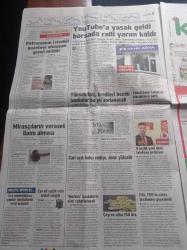 Sözcü Gazetesi - 28 Mart 2014 - Twitter'dan Sonra YouTube'u Da Kapattılar - Türkiye'nin Fişini Çek De Kurtulalım - Başbakan Recep Tayyip Erdoğan Türkiye'nin Sesini Kıstı Kendi Sesini De Kıstı - Deniz Baykal Erdoğan'ın Kaset Sözleri Gerçek Dışı - Recep Tayyip Erdoğan Dinlemeye Karşı Tedbir Almıyor - Savaş Sırlarımız Bile Dinlenmiş - Hakan Fidan - Feridun Sinirlioğlu - Ahmet Davutoğlu