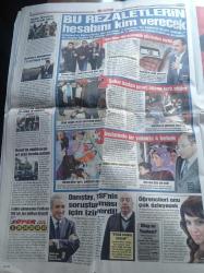 Sözcü Gazetesi - 24 Aralık 2010 - Dün Binlerce İzmirli Yobazlara Lanet Yağdırdı - AKP İzmir'i İşte Bu Yüzden Sevmiyor - Hüseyin Çelik'in Ağır Sözleri İzmirlileri Öfkelendirdi - Duruşmada Hakimin Önünde Sanığı Vurdular - AKP'li Ömer Çelik İki Dil Talebi Suikasttır