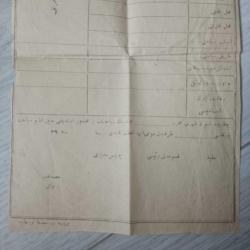 Osmanlı Dönemi Seyahat Varakası