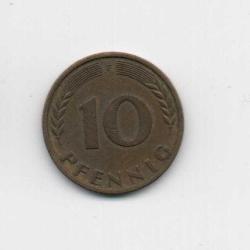 Almanya 10 Pfennig 1950-F (mp0870)