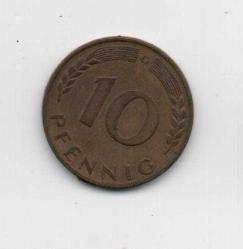 Almanya 10 Pfennig 1950-G (mp0871)