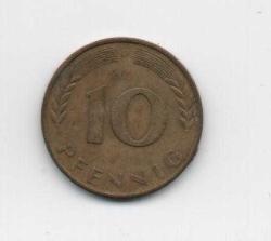 Almanya 10 Pfennig 1950-D (mp0875)