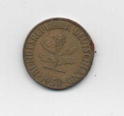 Almanya 10 Pfennig 1950-F (mp0877)