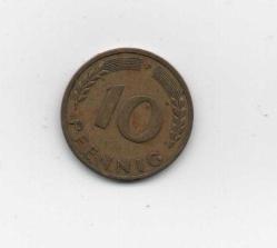 Almanya 10 Pfennig 1950-F (mp0879)